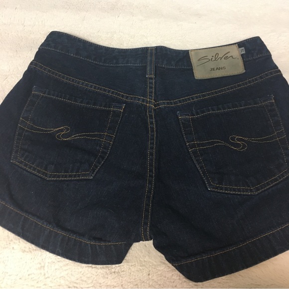 Silver Clothing Company Denim Black Wash Jean Shorts - Picture 4 of 5